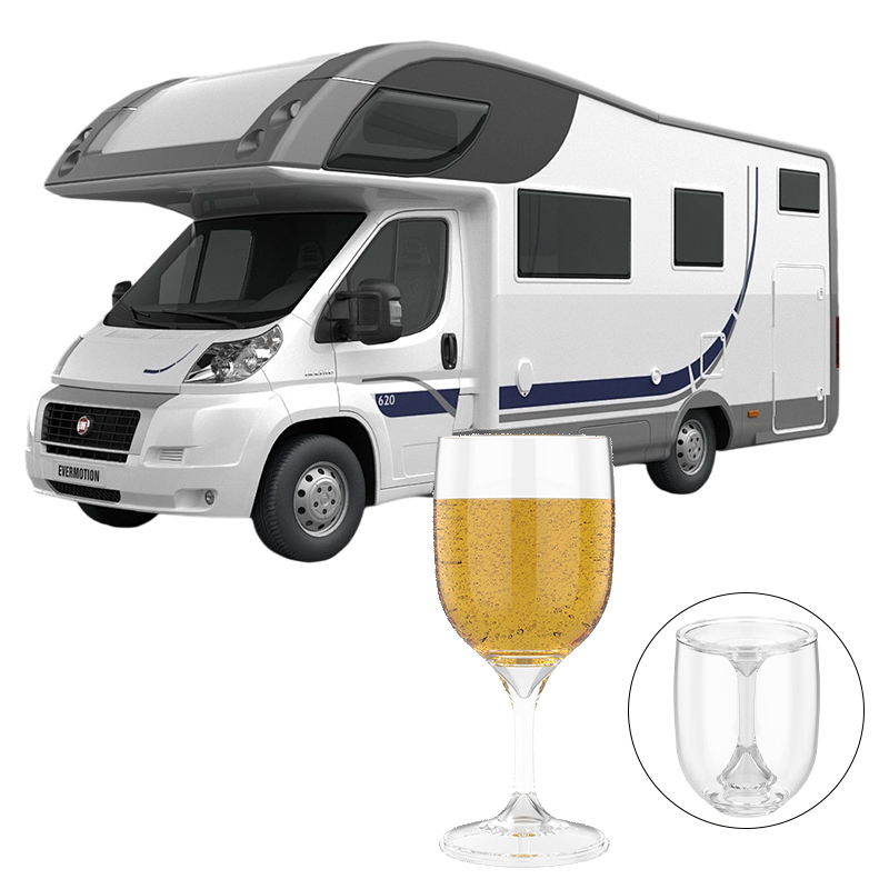 Copo de vinho dobrável transpa - Wine & Beer Guayaquil avaliação e preço