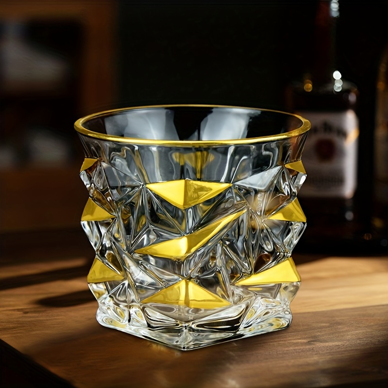 Copo de uísque linha de ouro v - Whisky Beer And Wine avaliação e preço